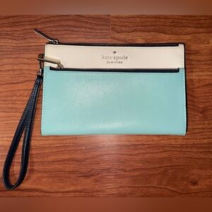 Kate Spade Wristlet with Navy Strap